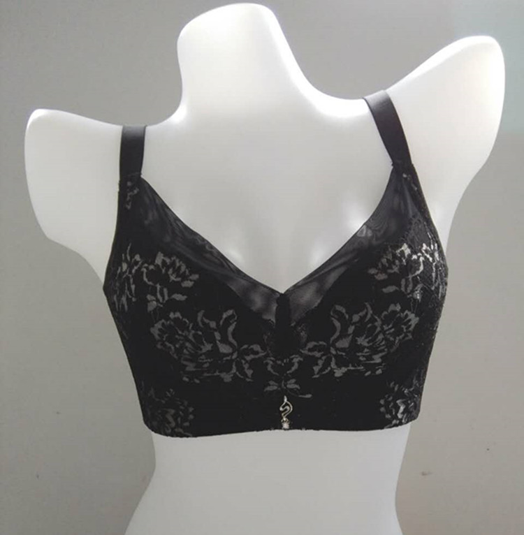 My beloved M008 no steel ring thin cotton cup side no glue bone imported oxygen-catching yarn bra