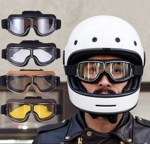 Harley Indian dustproof motorcycle retro goggles pilot helmet off-road goggles anti-UV glasses