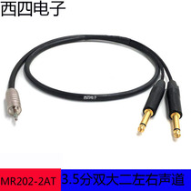 CANARE Jiaonmei 3 5 Turn 6 5 double big two-core mixer 1 minute 2 computer sound card monitor speaker cable