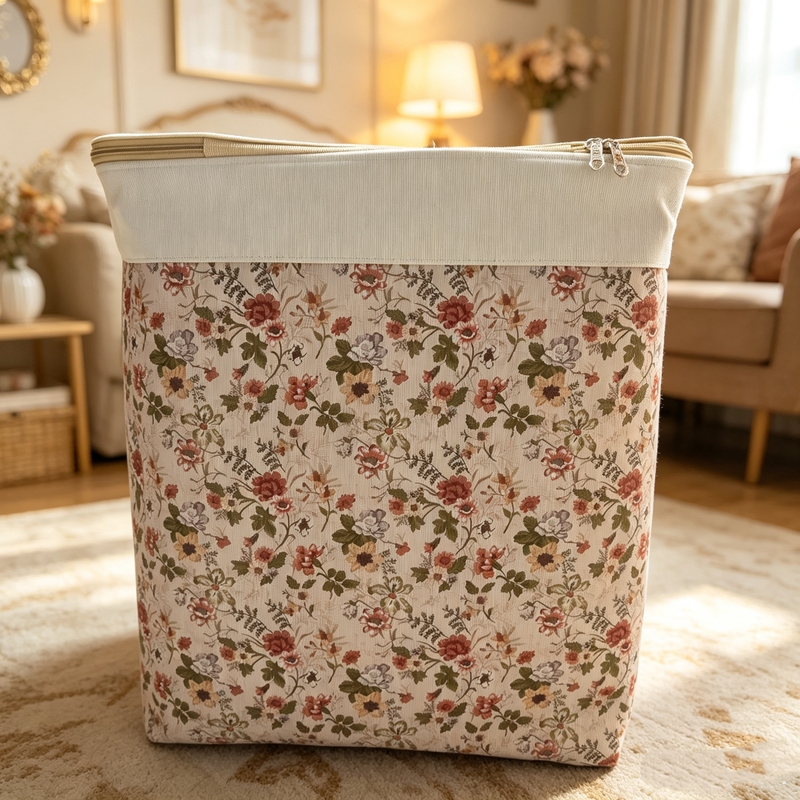 Storage Box for Clothes and Quilts, Double Zipper with Steel Ring, Extra Thick, Durable, Moisture-Proof and Mildew-Proof, Storage Basket with Lid Storage Box for Clothes and Quilts, Double Zipper with Steel Ring, Extra Thick, Durable, Moisture-Proof and Mildew-Proof, Storage Basket with Lid