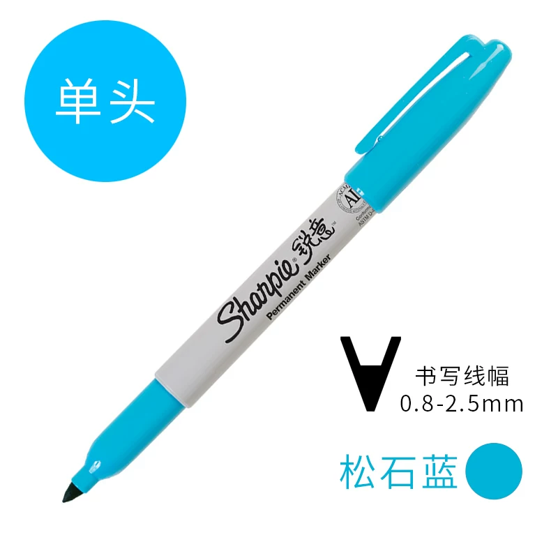 Импортированная из США чернильная маркерная ручка Sharpie промышленная ручка студенческий экспериментальный дизайн живопись Майк ручка цветной маркер набор экспресс-логистика ручка
