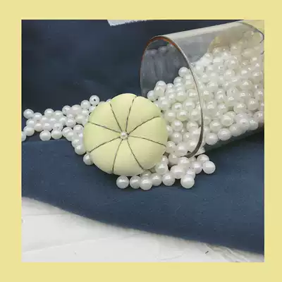 Cross-stitch pumpkin needle (wrist) needle small black clip and wind Needle Needle Needle small black clip bag (honeydew melon yellow)
