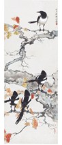 Xu Beihong branch Magpie office calligraphy and painting restaurant hanging painting porch painting bedroom decoration painting living room painting