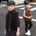 Bé trai mùa thu đông 2018 Áo vest cotton trẻ em Hàn Quốc mới trong bộ vest trẻ em lớn cộng với áo nhung trẻ em ấm áp mùa đông áo khoác bé trai Áo ghi lê
