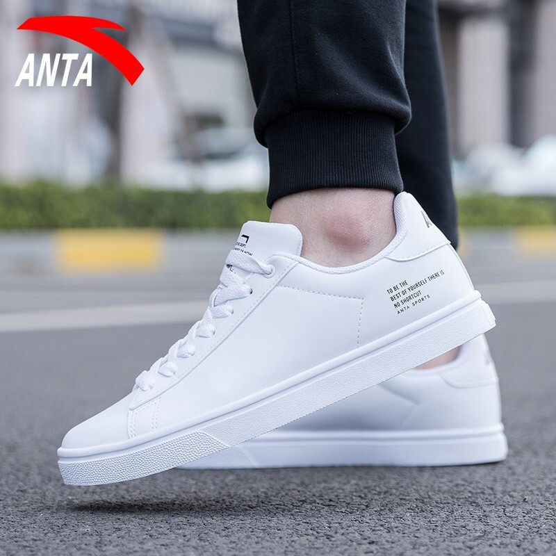 Anpedal Men's Shoes Board Shoes Men's Summer 2022 New Official Flagship Small White Shoes Men's Flat Casual Shoes Sneakers