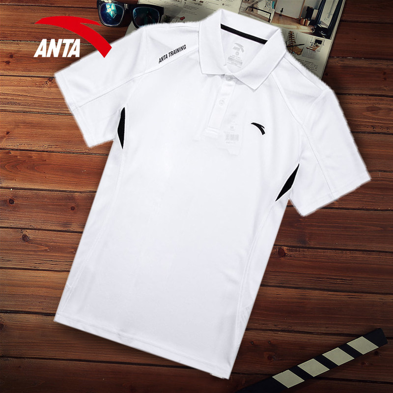 Anset short sleeve T-shirt man 2022 new summer men's sport uniform speed dry turnover POLO shirt official flagship store
