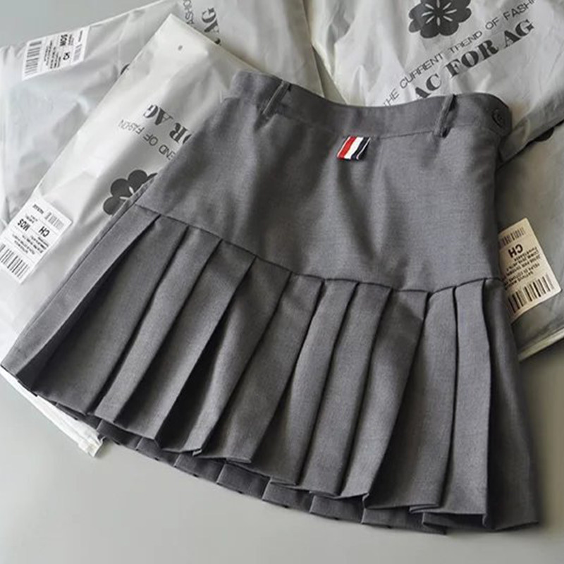 College Female Spring and Summer Anti-Walking A-Word Skirt Skirt Student