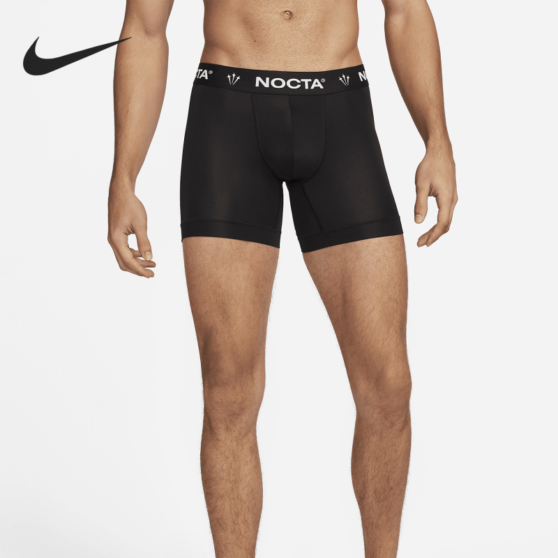Nike/Nike Genuine Nocta Men's Fashionable, Comfortable, Breathable Boxer Briefs Three-Pack Dz4434-010 Nike/Nike Genuine Nocta Men's Fashionable, Comfortable, Breathable Boxer Briefs Three-Pack Dz4434-010