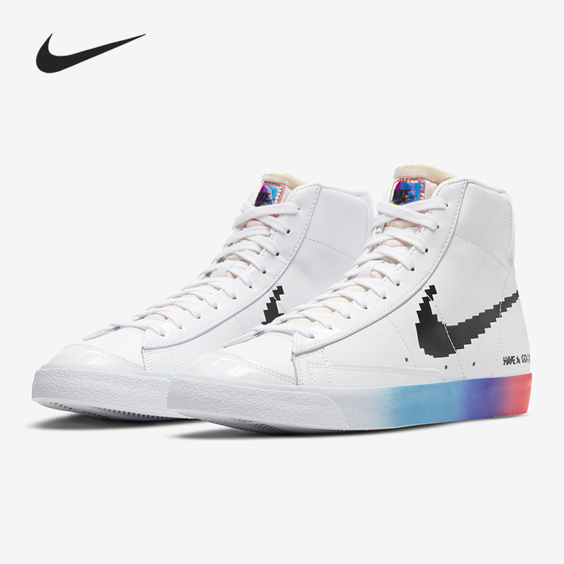 Nike Genuine Nike Blazer Mid 77 Video Game Pixel E-Sports Laser Casual Shoes Dc3280