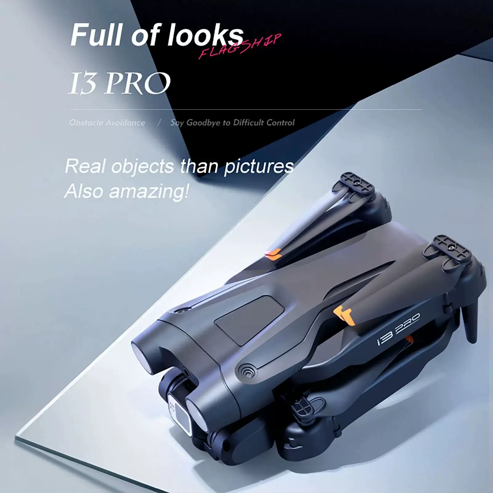 I3 Pro RC Drone 4K HD Dual ESC Camera Optical Flow Positioni