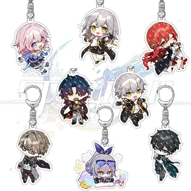Ключодержатель Honkai Star Rail Blade March 7th Химеко Каффка Коспл