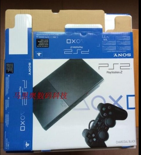 PS2 90 thousand host color box homemade 70 thousand host color box brand new packaging color box yellow 70 thousand blue 90 thousand