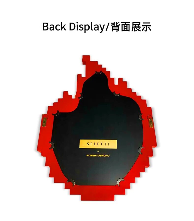 Декоративные зеркала 【官方授权】意大利seletti pxiel绿泡泡像素挂镜卧室浴室上墙镜