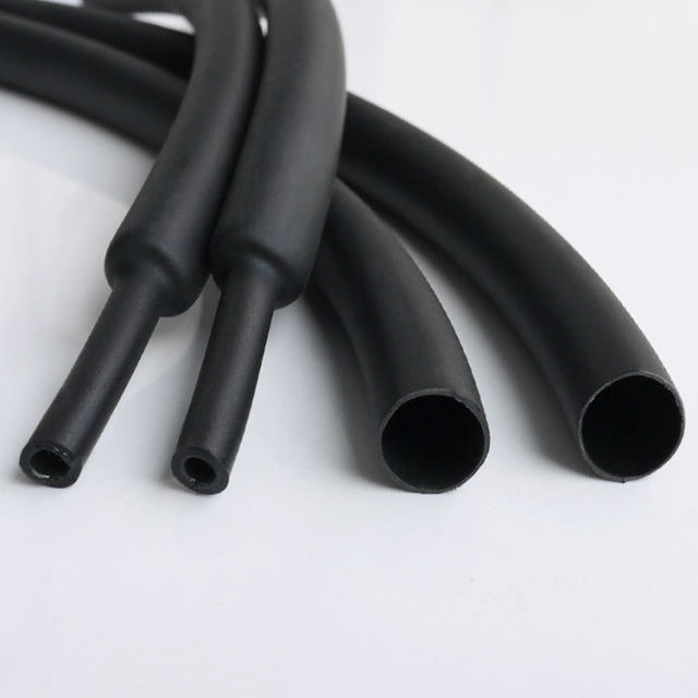 Triple heat shrink tube double wall tube 7.9mm black 3 times shrink insulation seal with glue thick wall heat shrink tube