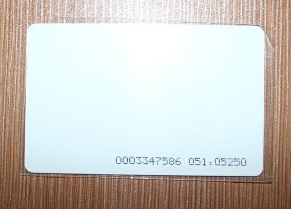 ID card ID white card ID induction card ID thin card ID radio frequency card TK4100 EM4100 induction ID card