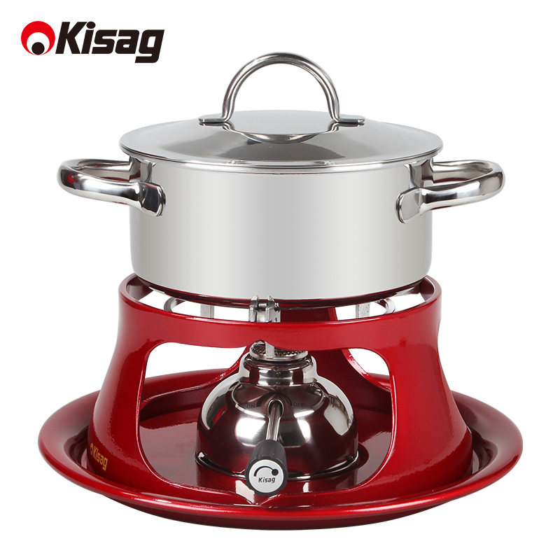 Swiss Kisag VAT stove single small hot pot one person one pot household hot boiler dry pot non-alcohol stove