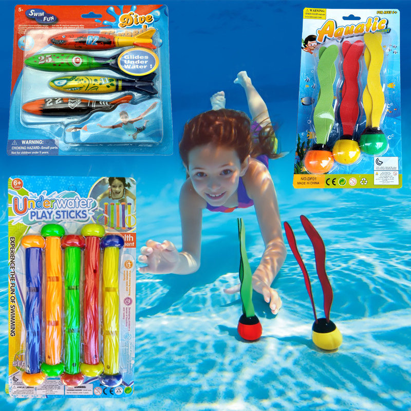Practice closed-air diving Ring Octopus training swimming stick underwater toy seagrass torpedo throwing hydrodynamic Devil Shark