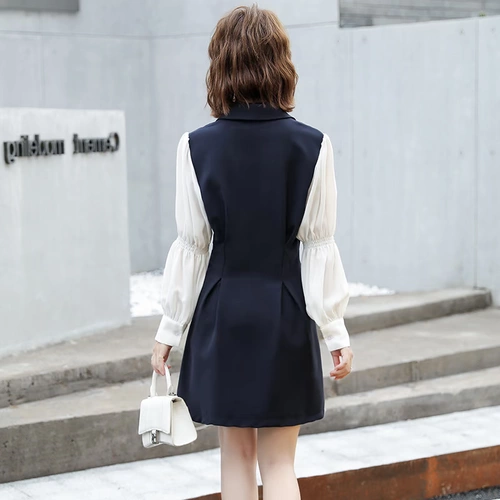 Весеннее платье, приталенный корсет, фонарь, длинная юбка, по фигуре, подходит для подростков, средней длины