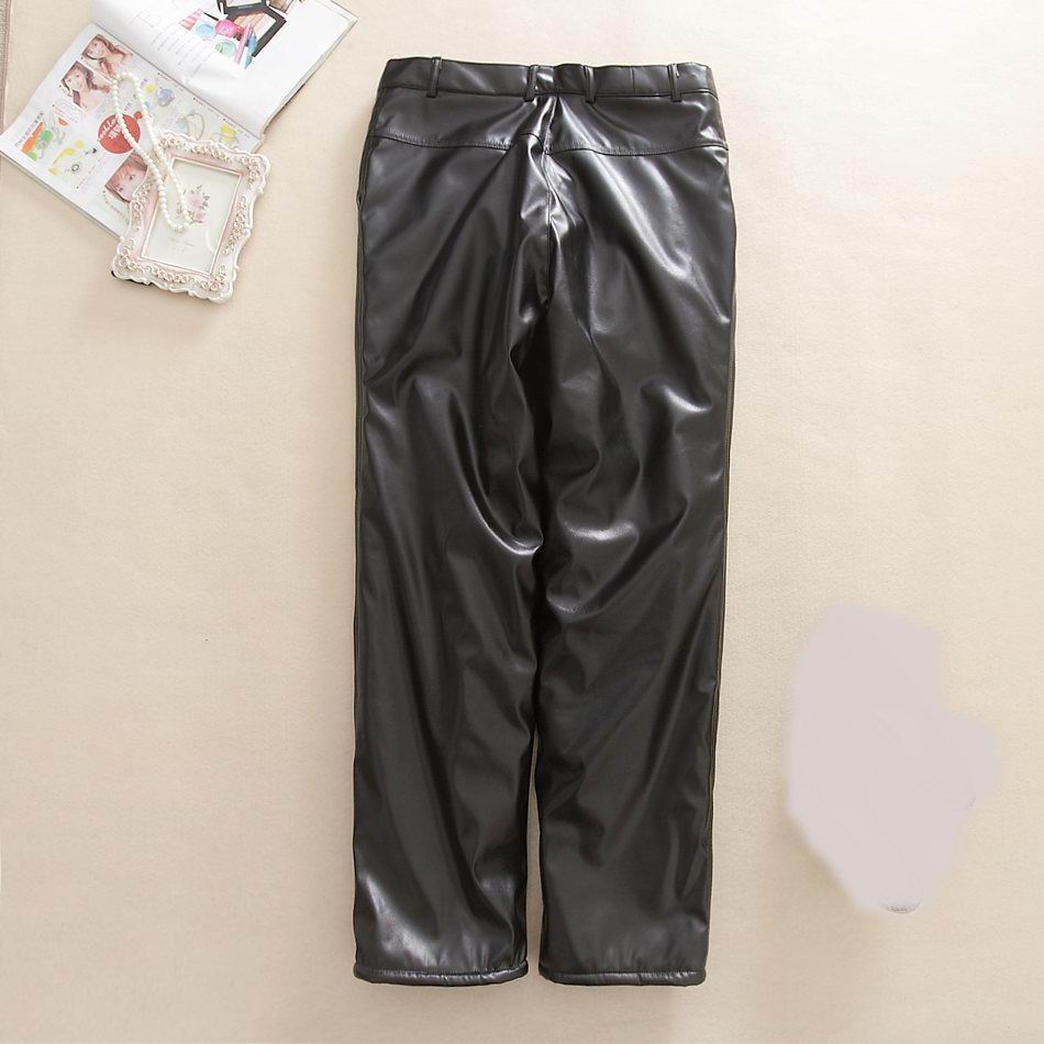 Pantalon cuir homme droit pour hiver - Ref 1484266 Image 5