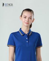 POLO Shirts Corporate Workwear T-shirt Summer Jersey Lady Short Sleeve Pure Cotton Cult-shirt Sport Paolo Suit T Shirt