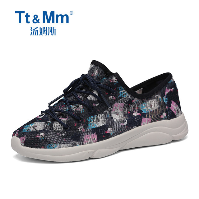 Tt/Mm/Toms ເກີບຜູ້ຍິງ summer canvas shoes women's Korean version all-match shoes mesh shoes casual walking mesh shoes