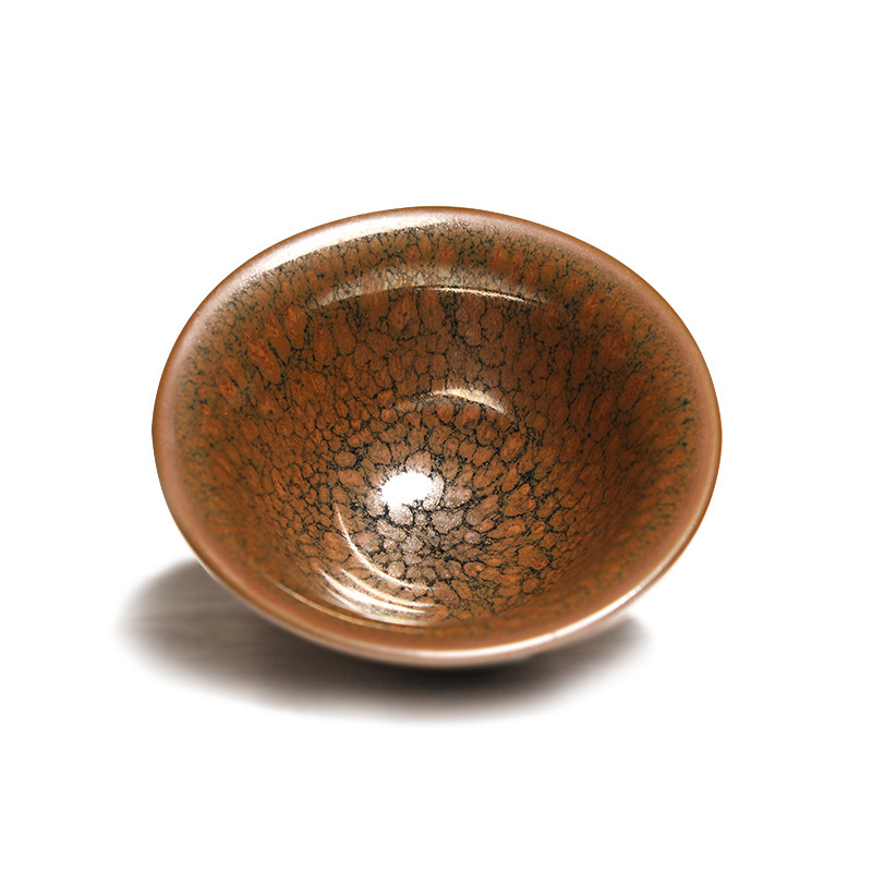 Taiwan ceramic artist Guo Mingqing Secret color Tianmu Oil drop Tianmu Teacup Ceramic tea set handmade master cup