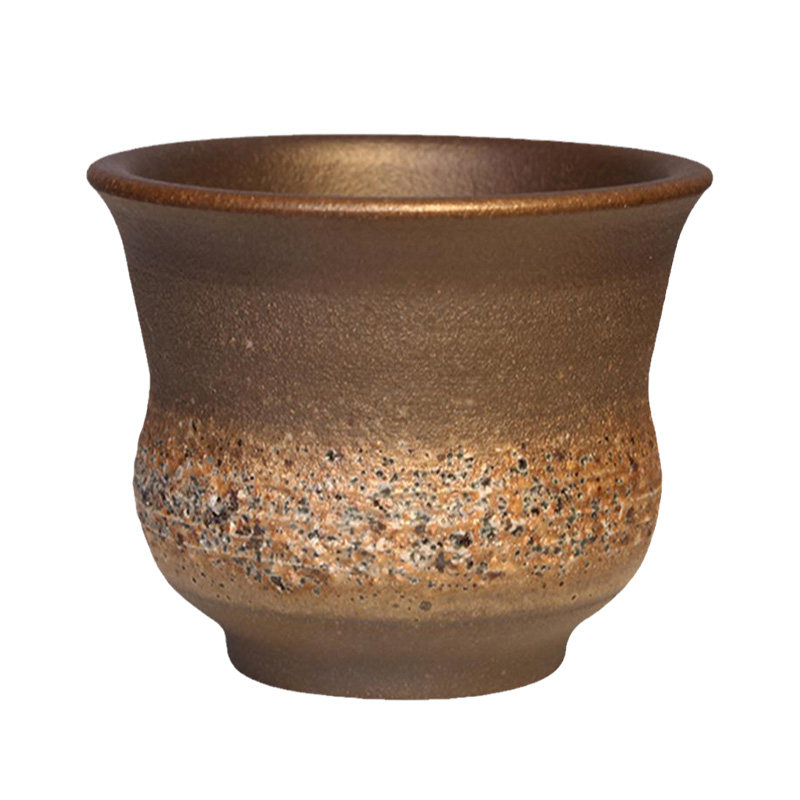 Taiwanese pottery artist Liao bright son of Liao Wu Suqin ) Zen Liu - meaning cup of old rock mud cup