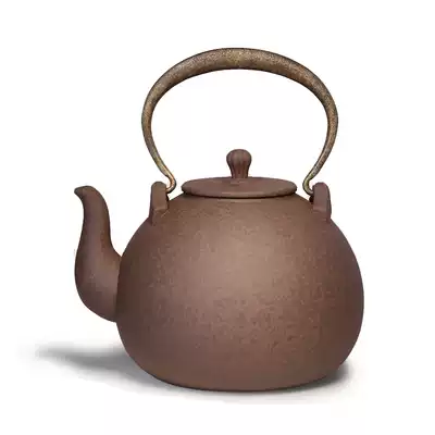 Tea School Wujiangguangshouyan Mine kettle Tea maker Kettle Old rock mud pottery pot Soft water to improve water quality