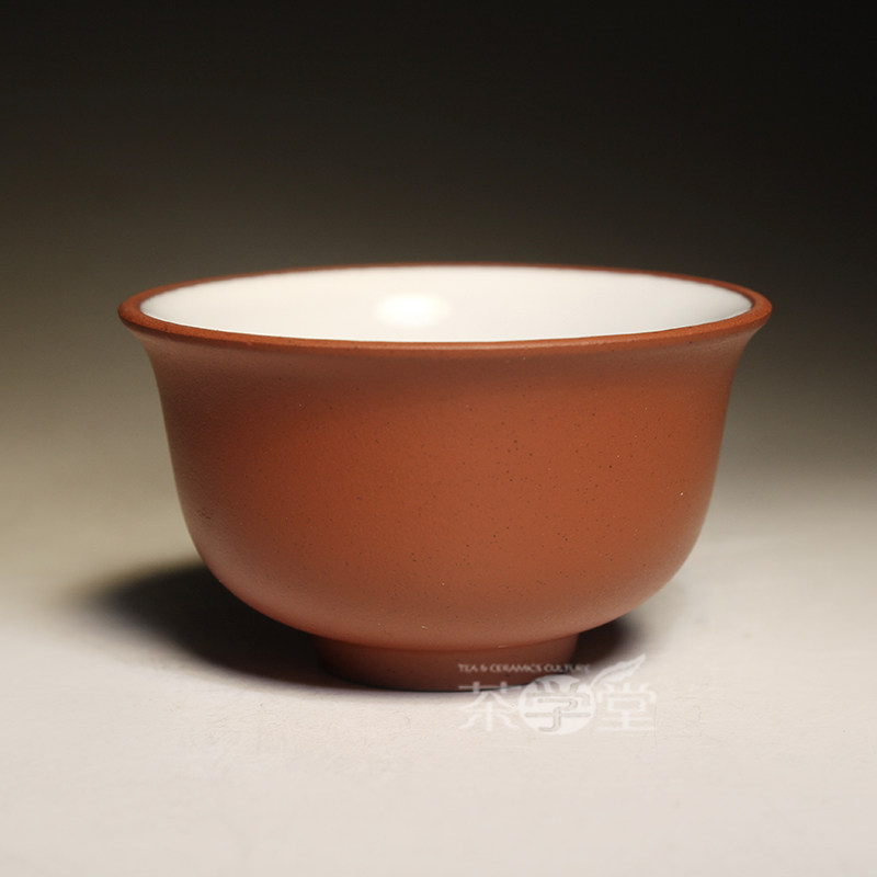 Taiwan Sanhi Ceramics Early C128 Zhu Clay Purple Sand Chaoshan Tea Drinking Cup Drinking Cup Tea Cup