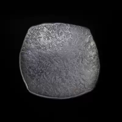 Taiwan He Yejing metal square coaster tea ceremony accessories tea cup holder hand hammered rock peak pattern non-slip heat insulation pad