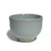 Taiwan ceramist Liu Zaixing Purple celadon iron spot round mouth cup Tea cup Ceramic teacup handmade