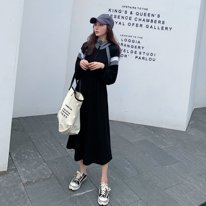 Pregnancy Woman Dress Autumn Dress Foreign Dress 2019 New Women's Tennis Red Mother Tide Blouse Long Sleeve Spring Sweatshirt With Long Winter Skirts