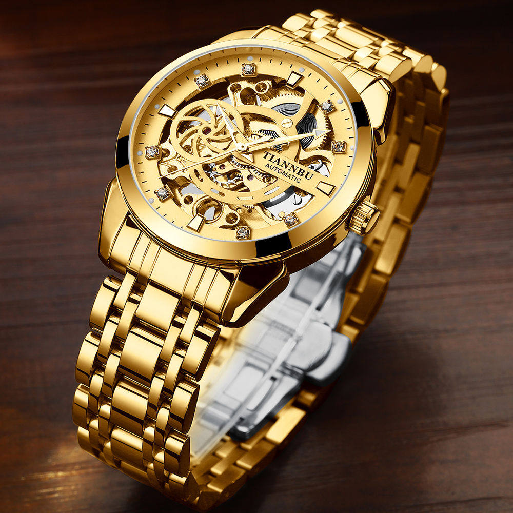 Concept Mechanical Men's Fully Automatic Hollow out Sports Trend Student Fashion Watch_voghion.com