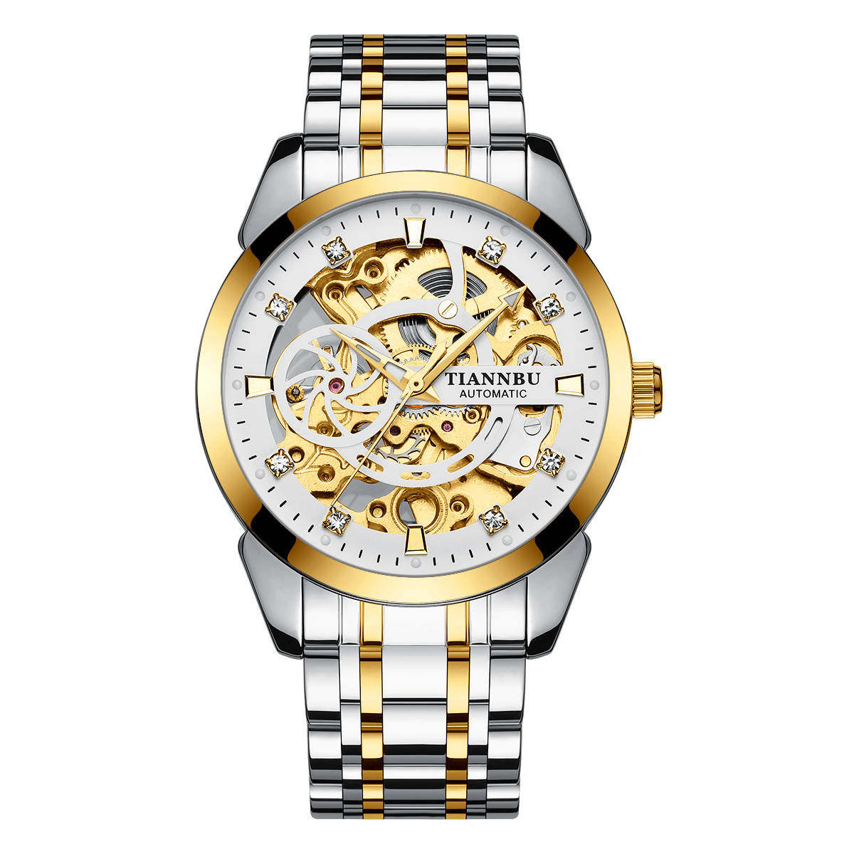 Concept Mechanical Men's Fully Automatic Hollow out Sports Trend Student Fashion Watch_voghion.com