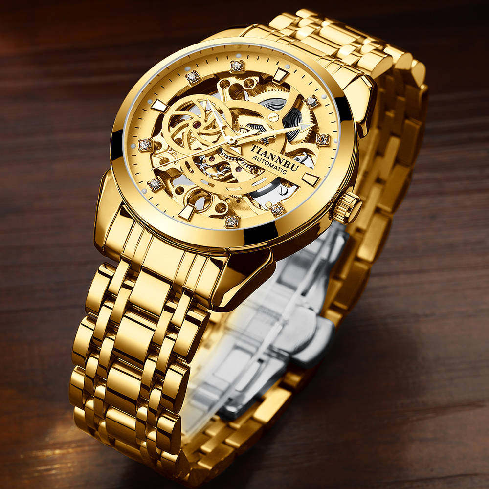 Concept Mechanical Men's Fully Automatic Hollow out Sports Trend Student Fashion Watch_voghion.com