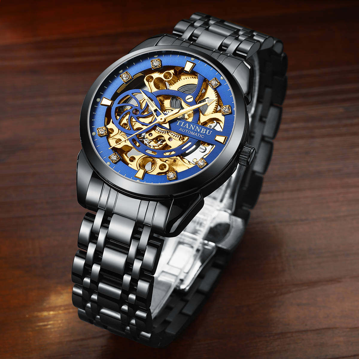 Concept Mechanical Men's Fully Automatic Hollow out Sports Trend Student Fashion Watch_voghion.com