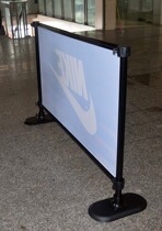 Shopping mall sale advertising fence partition fence advertising display stand Isolation belt KT board display stand