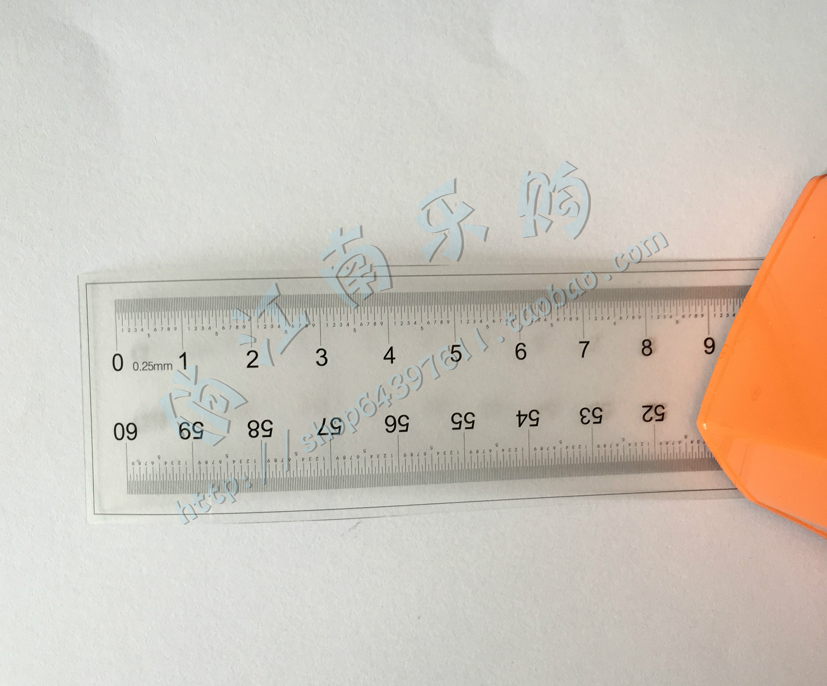 0 10mm thick high precision transparent film Length size 0-600mm