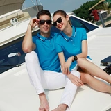 Летняя хлопковая футболка polo подходит для мужчин и женщин для работы, делается под заказ, короткий рукав, с вышивкой