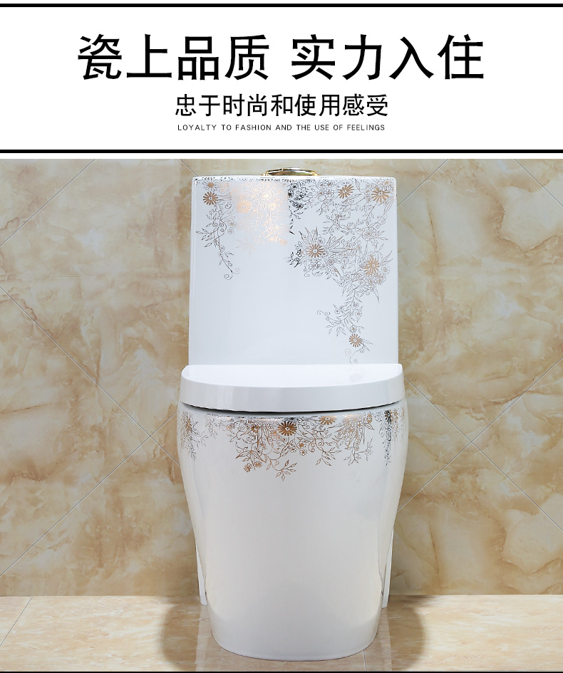 Tom Wang Jiayong ordinary toilet flush toilet small family against the stench, ceramic implement toilet water saving