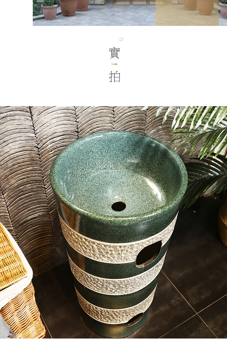 Tom king pillar basin floor type restoring ancient ways the sink basin one balcony column type lavatory household ceramics