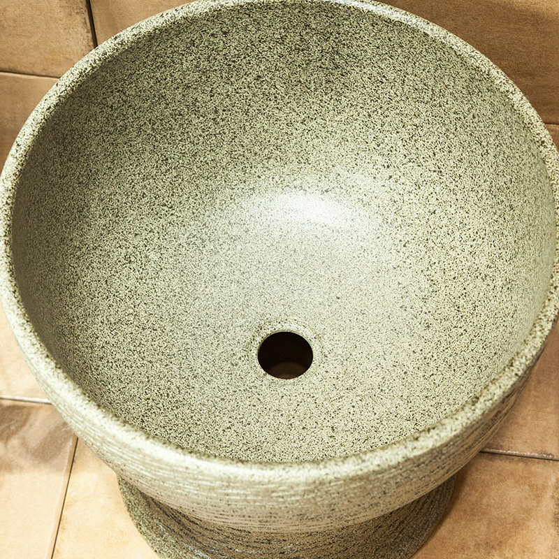 Restoring ancient ways is the balcony mop pool art ceramic floor mop basin to mop the floor toilet one big mop pool 41 cm diagonal carving