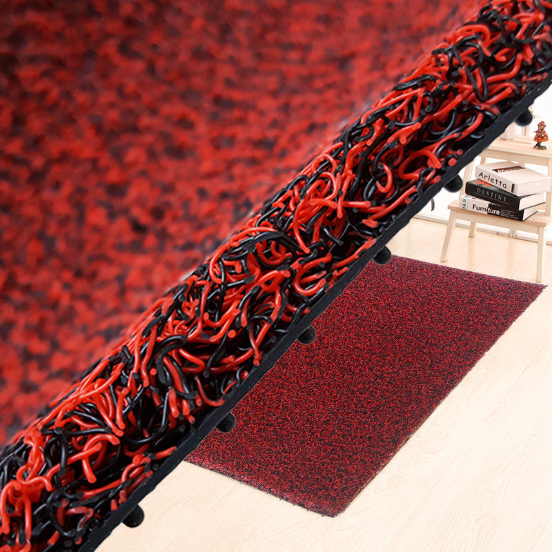 Cutable silk ring foot mat Floor mat Entrance door entrance hall living room doormat thickened non-slip pvc carpet