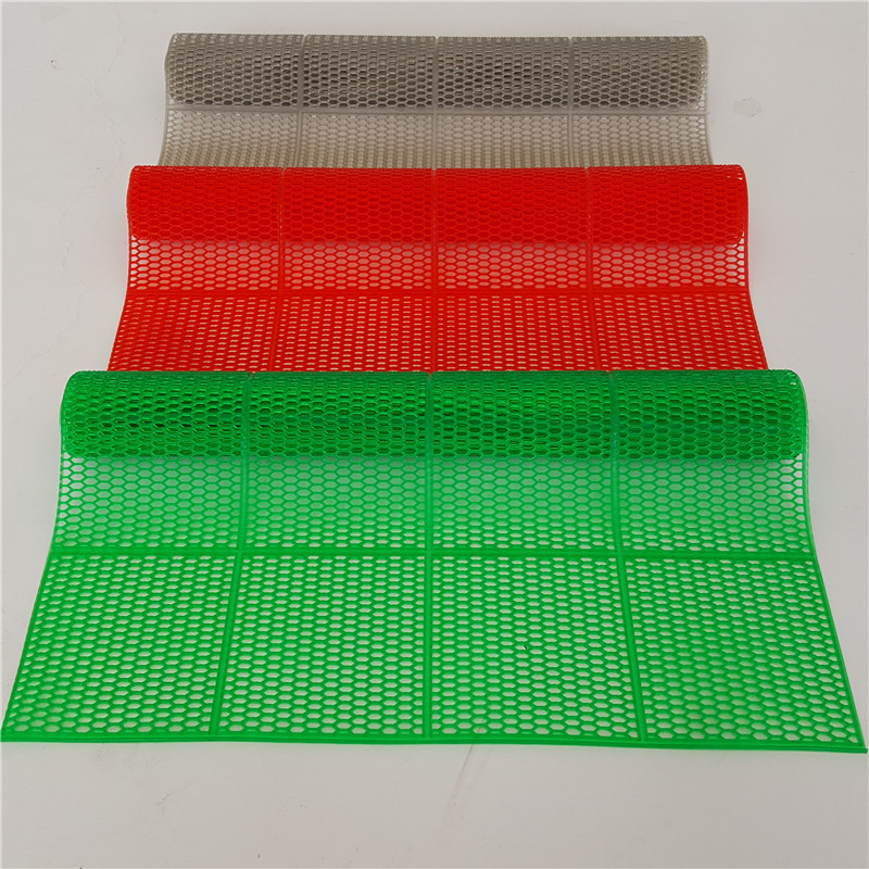 PVC nhựa trượt mat mat thảm đỏ của thảm tắm bếp Phòng tắm nhà vệ sinh thấm rỗng lưới loại s - Thảm sàn xốp lót sàn