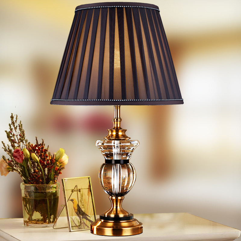 Eurostyle Extravaganza Crystal Table Light Creativity Cozy Decoration Modern Minimalist Retro Book Room Living-room Bedroom Bed Head Cabinet