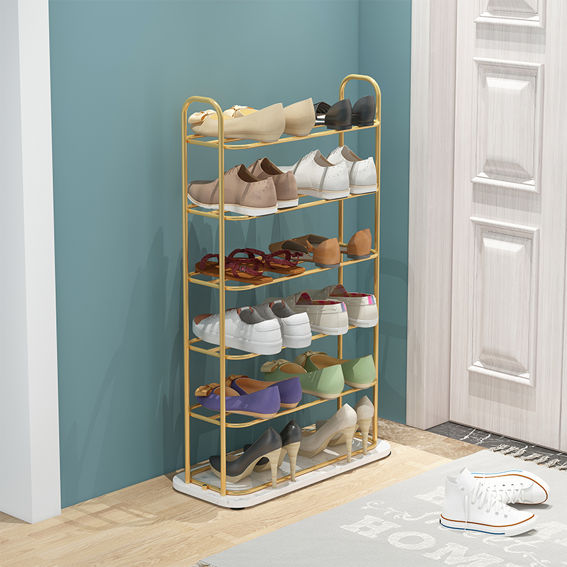 Simple marble shoe cabinet into the door home narrow indoor good-looking economical small shoe rack multi-layer storage artifact
