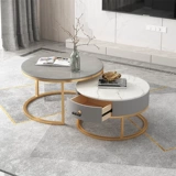 Рок доска небольшая квартира мраморная кофейня гостиная гостиная домашняя чайная столик Стол Стол Нордика Light Luxury Современные минималистские расходы