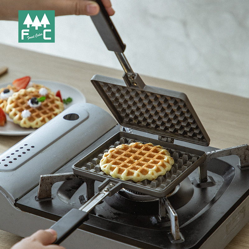 Japanese Imported Sugiyama Metal Waffle Maker Breakfast Pan Household Double-Sided Frying Pan Pancake Mold Mini Non-Stick Pan Japanese Imported Sugiyama Metal Waffle Maker Breakfast Pan Household Double-Sided Frying Pan Pancake Mold Mini Non-Stick Pan