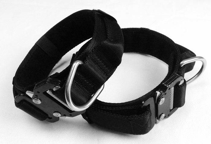 Nylon metal insert buttoned with neck ring bashing training neck ring