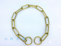 Pure copper neck ring Neck chain Dog training supplies Police dog supplies Pet supplies Work training supplies